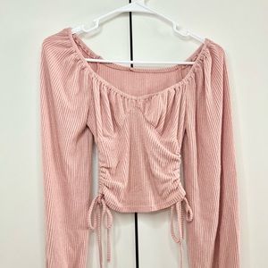 Pink Long Sleeve Top